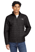 The North Face Men's ThermoBall™ Trekker Jacket — Lightweight Insulated, Square Quilt, Slim Fit (TNF Black)