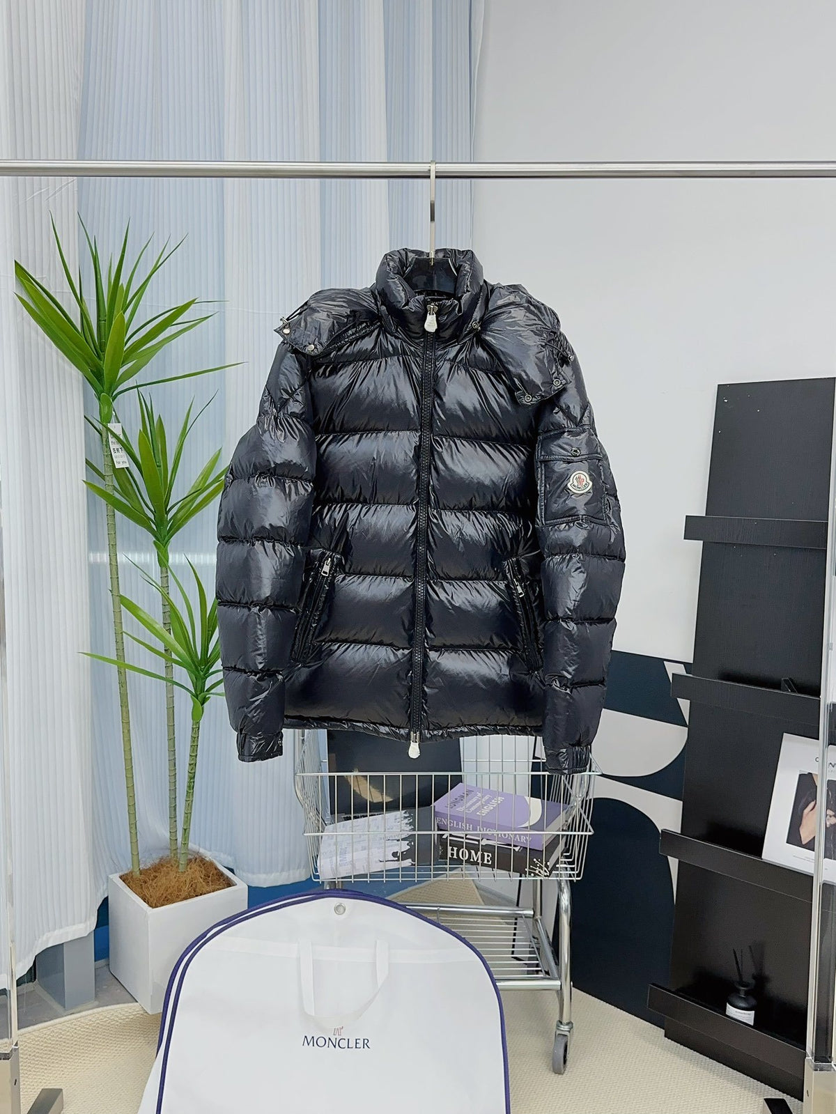 Moncler Maya Gloss Down Jacket