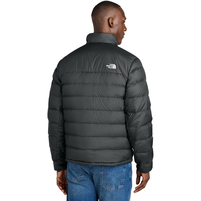 The North Face Men's Aconcagua 3 Jacket — 650-Fill Down Insulated, Wide-Channel Quilt, Full-Zip (TNF Black)