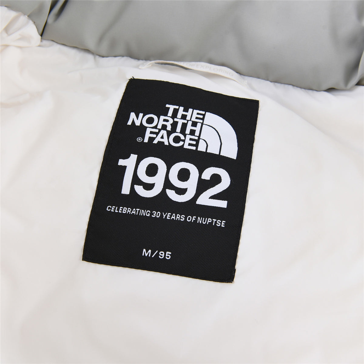 The North Face 1992 Nuptse Stand Collar Down Jacket – Two-Tone Expedition Badge Puffer