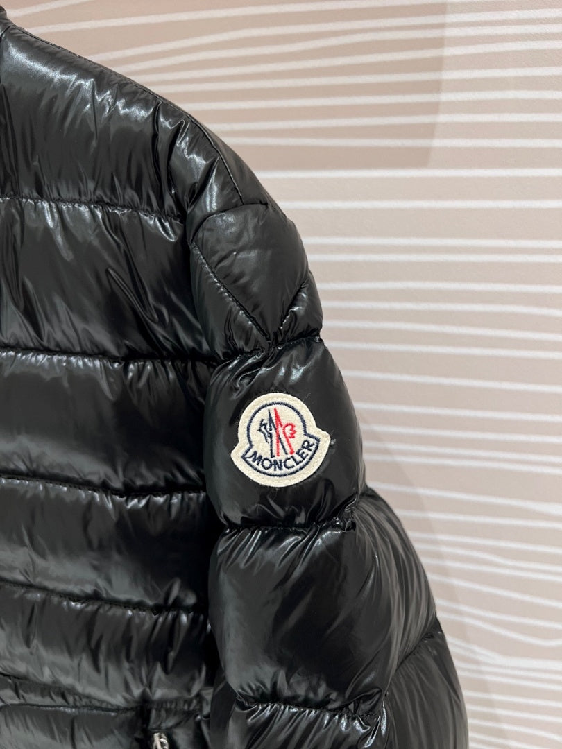 Moncler Acorus Stand Collar Lightweight Down Jacket – Black