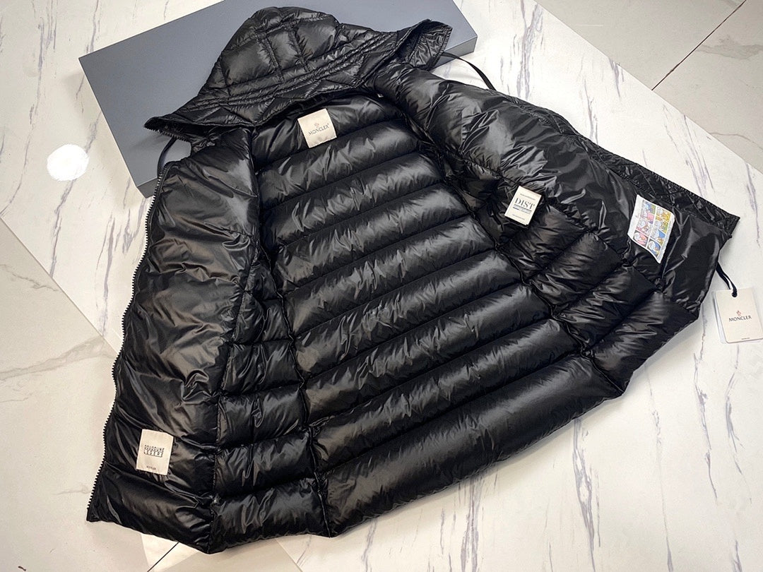 Moncler Hooded Long Puffer Down Jacket – Women's Maxi Length Luxury Coat