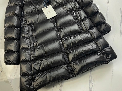 Moncler Hooded Long Puffer Down Jacket – Women's Maxi Length Luxury Coat