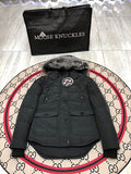 Moose Knuckles Women's Fur-Trim Bomber Down Jacket