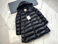 Moncler Hooded Long Puffer Down Jacket – Women's Maxi Length Luxury Coat