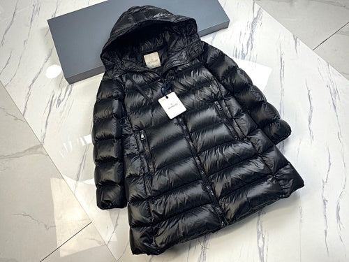 Moncler Hooded Long Puffer Down Jacket – Women's Maxi Length Luxury Coat