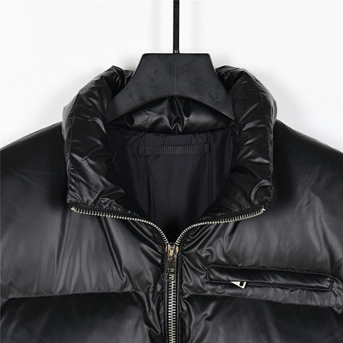 Prada Re-Nylon Down Jacket with Large Pockets