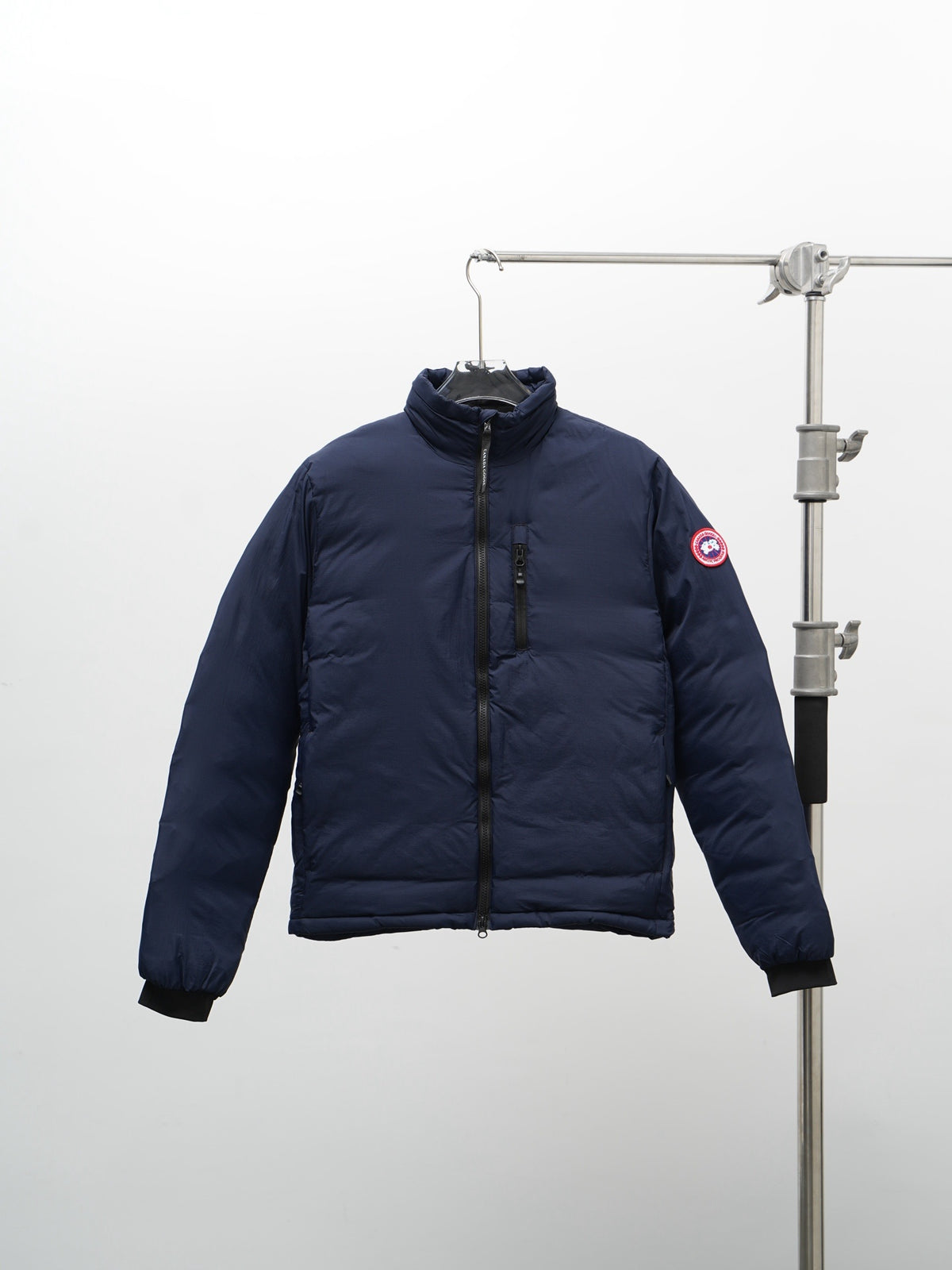 Canada Goose Lodge Stand Collar Down Jacket White