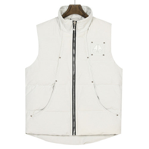 Moose Knuckles 23SS Metal Logo Studded Down Vest