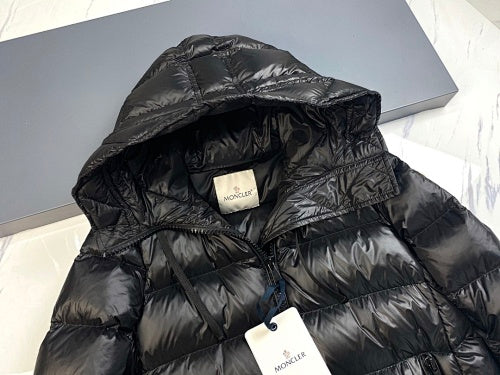 Moncler Hooded Long Puffer Down Jacket – Women's Maxi Length Luxury Coat