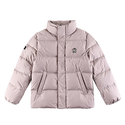 MLB Stand Collar Down Jacket – Unisex Sleek Winter Puffer