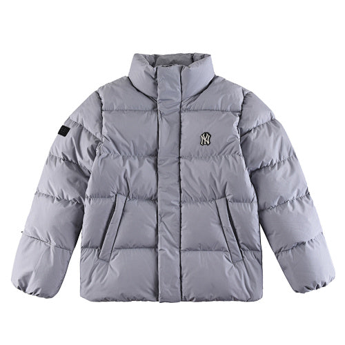 MLB Stand Collar Down Jacket – Unisex Sleek Winter Puffer