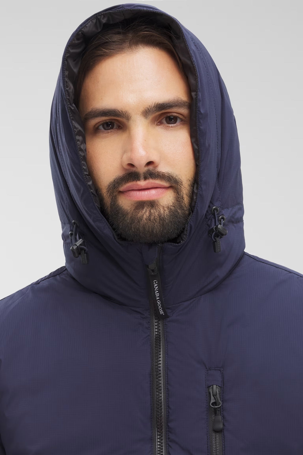Canada Goose Lawrence Puffer Hooded Jacket — Men's Navy