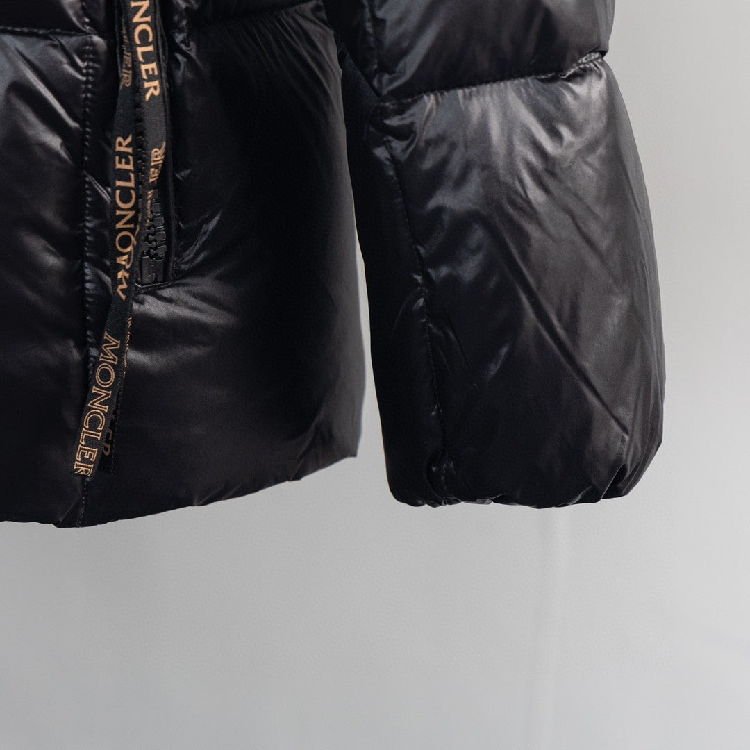 Moncler Two-Tone Down Coat