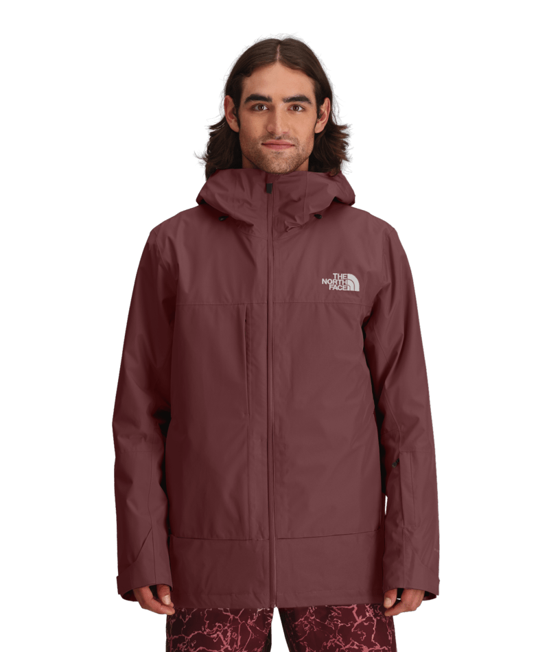 The North Face Men's ThermoBall™ Snow Triclimate® Jacket (2026) — DryVent™ Ski Shell + ThermoBall™ Zip-In Liner, Helmet Hood (Coal Brown)