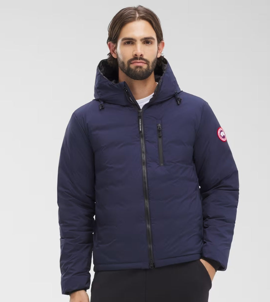 Canada Goose Lawrence Puffer Hooded Jacket — Men's Navy