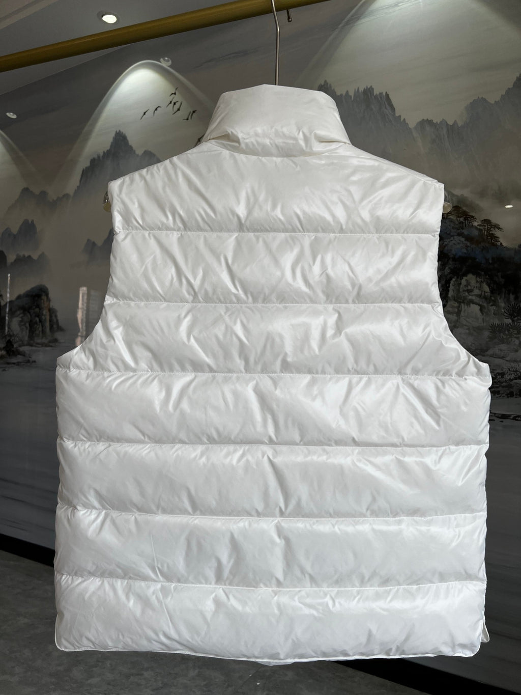 Moncler Snap-Button Stand Collar Down Vest
