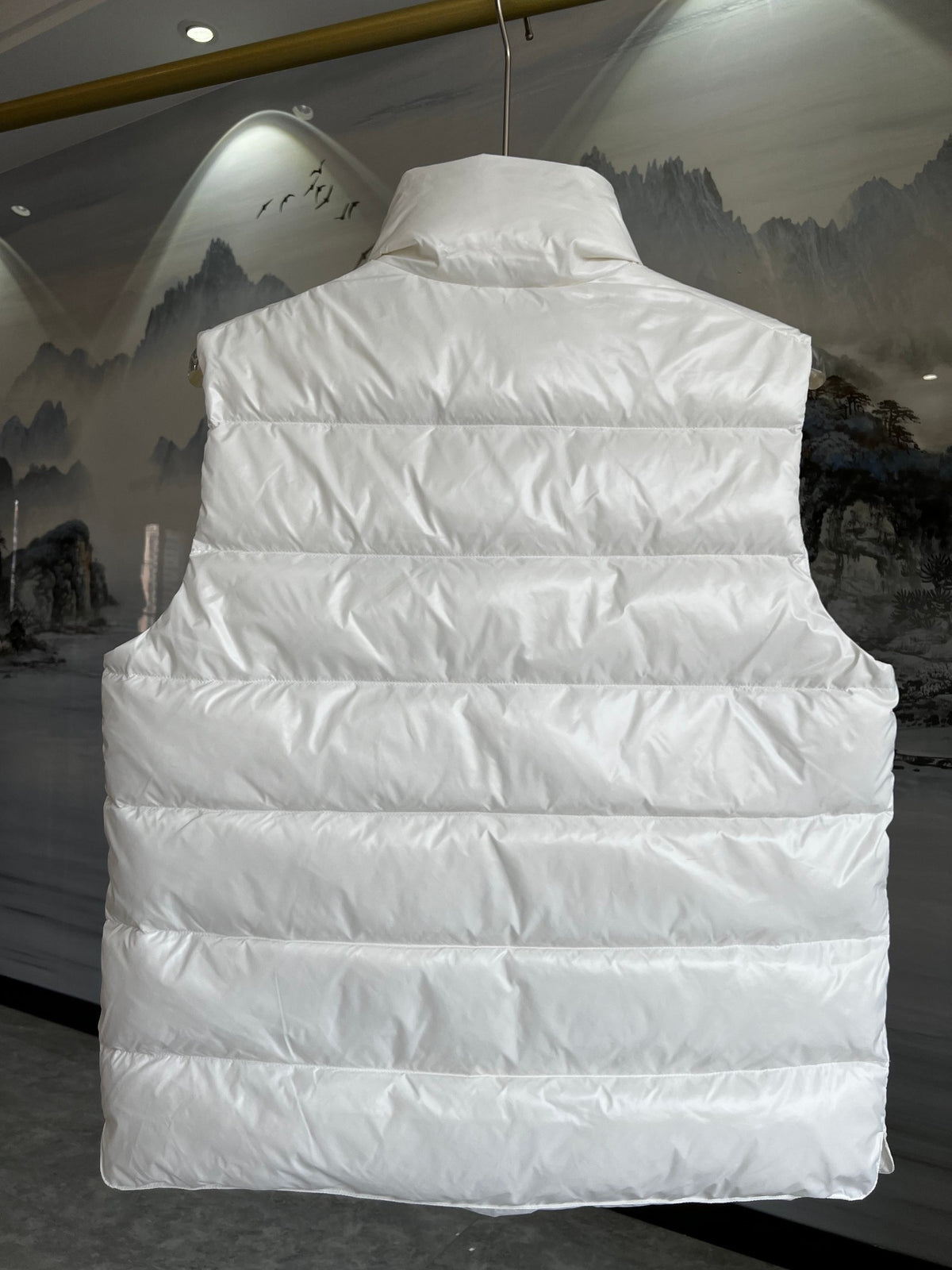 Moncler Snap-Button Stand Collar Down Vest