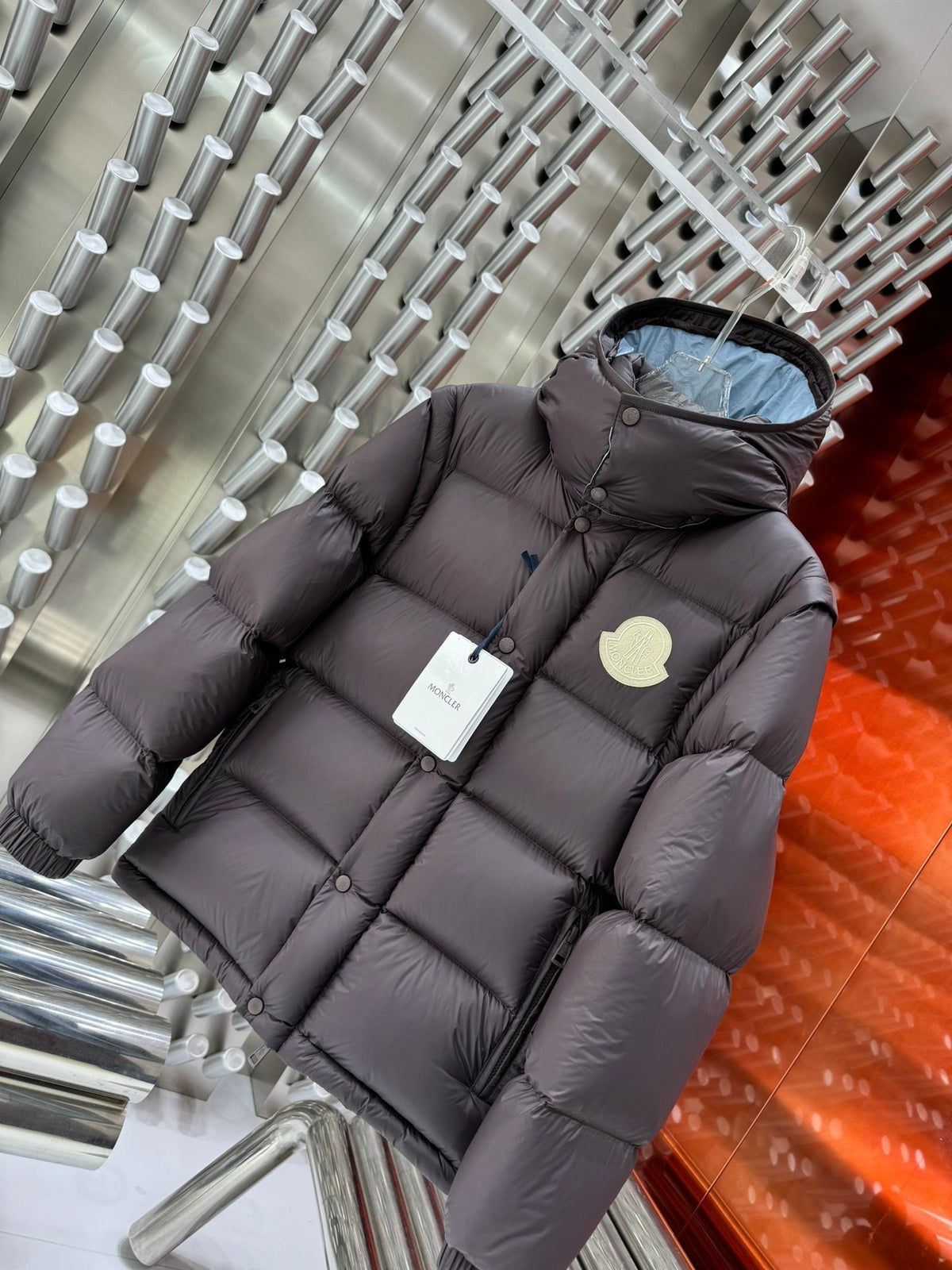 Moncler Detachable Sleeve Down Jacket
