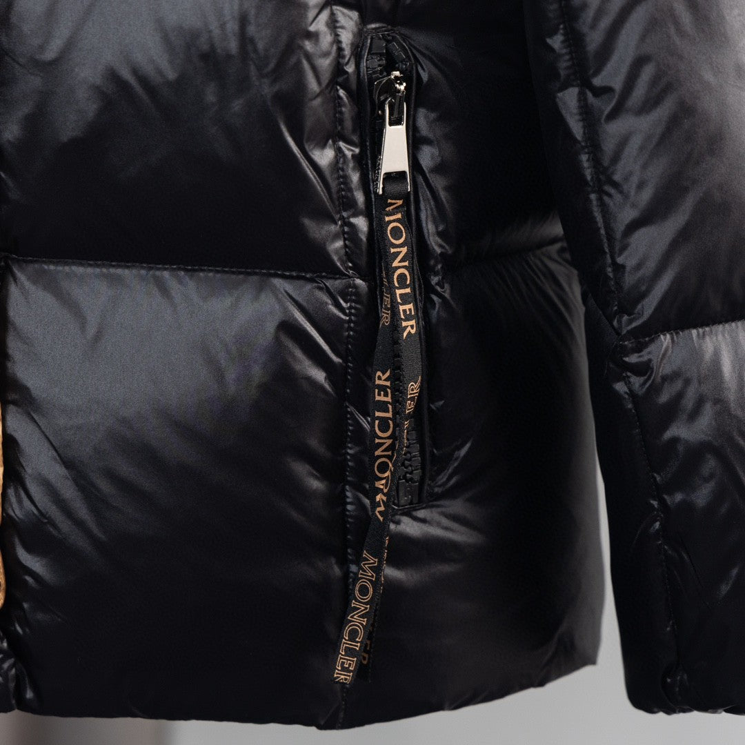 Moncler Two-Tone Down Coat