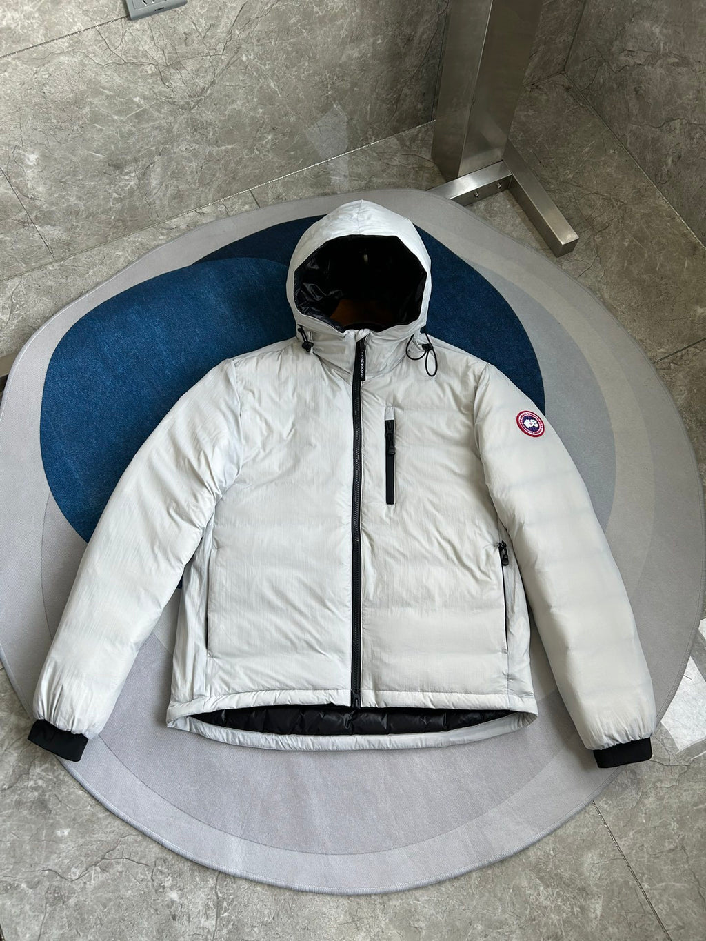 Canada Goose Lawrence Puffer Hooded Jacket — Men's Navy