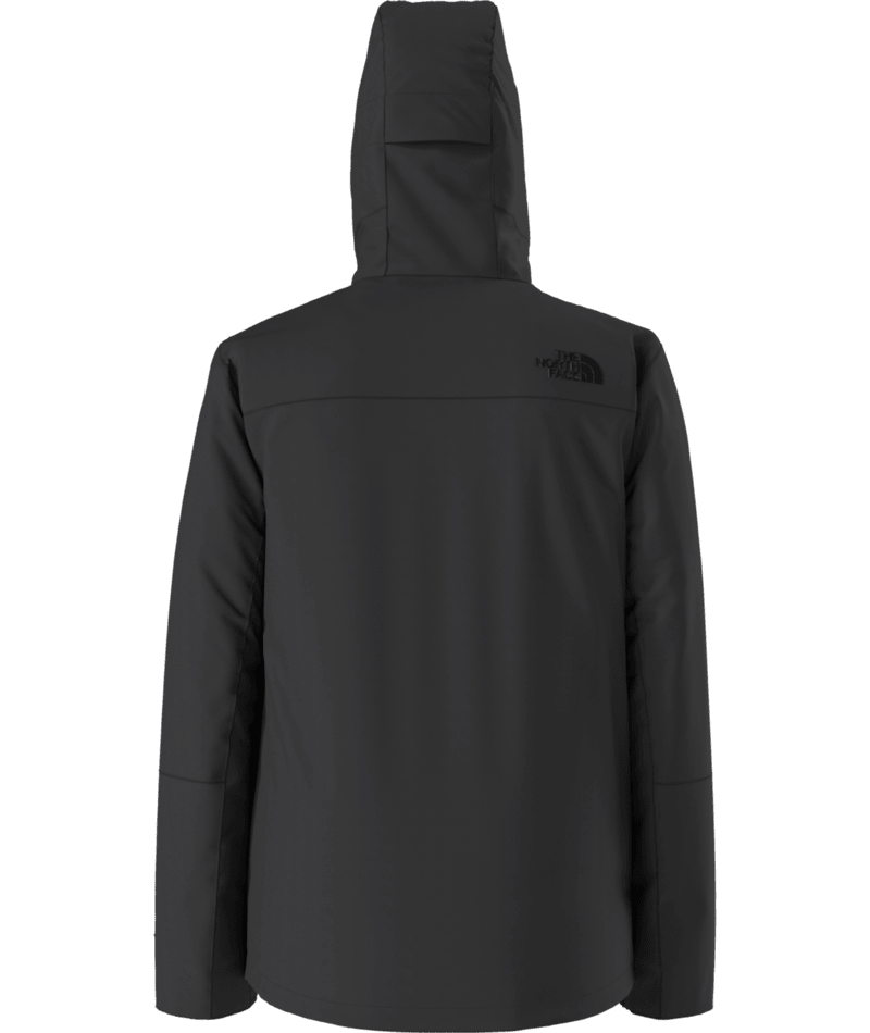 The North Face Men's Descendit Jacket — DryVent Ski Shell, Helmet-Compatible Hood (Rose Tan / TNF Black)