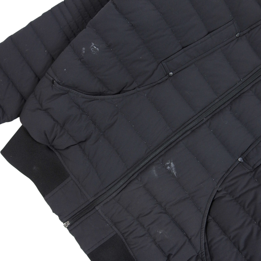 Moose Knuckles Down Bomber Jacket — Mixed Quilting, Curved Chest Pockets (Black)