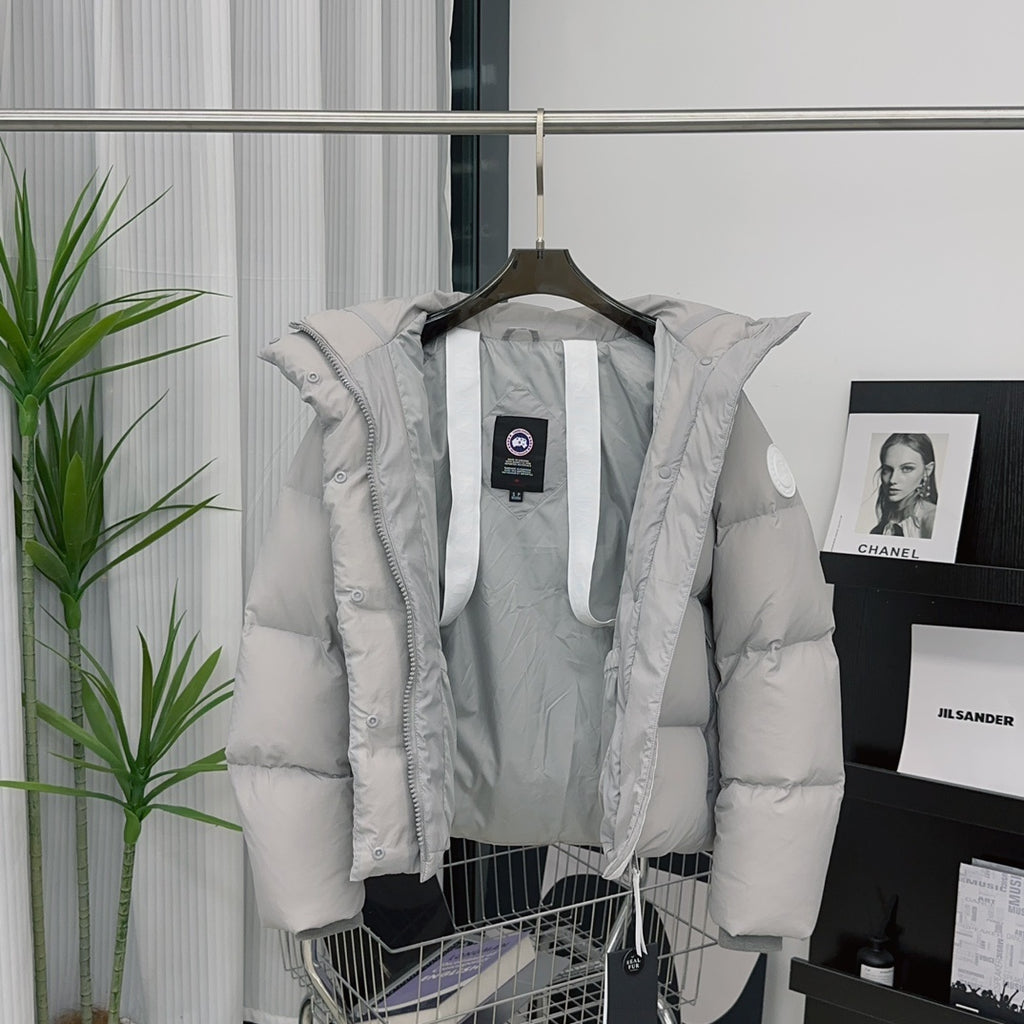 Canada Goose White Label Hooded Down Jacket