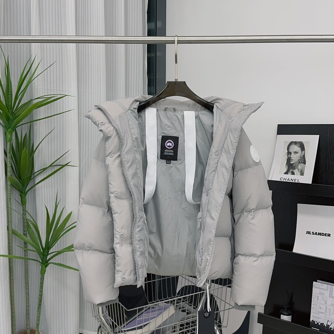 Canada Goose White Label Hooded Down Jacket
