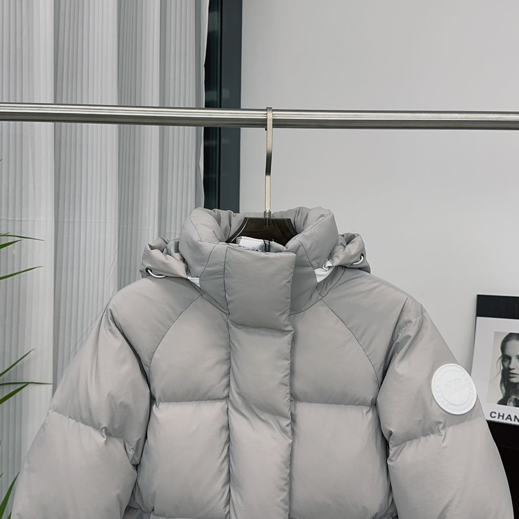 Canada Goose White Label Hooded Down Jacket
