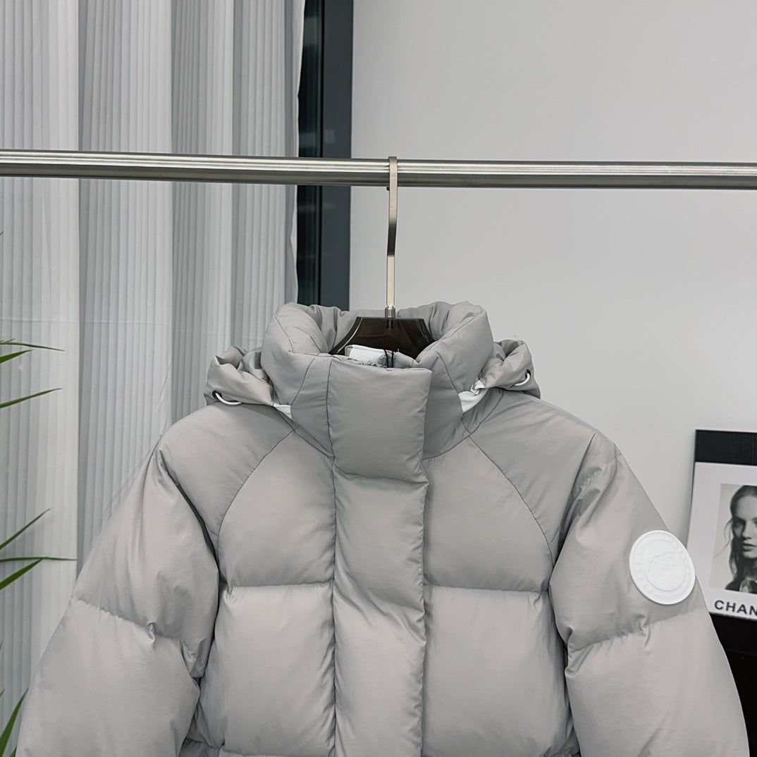 Canada Goose White Label Hooded Down Jacket