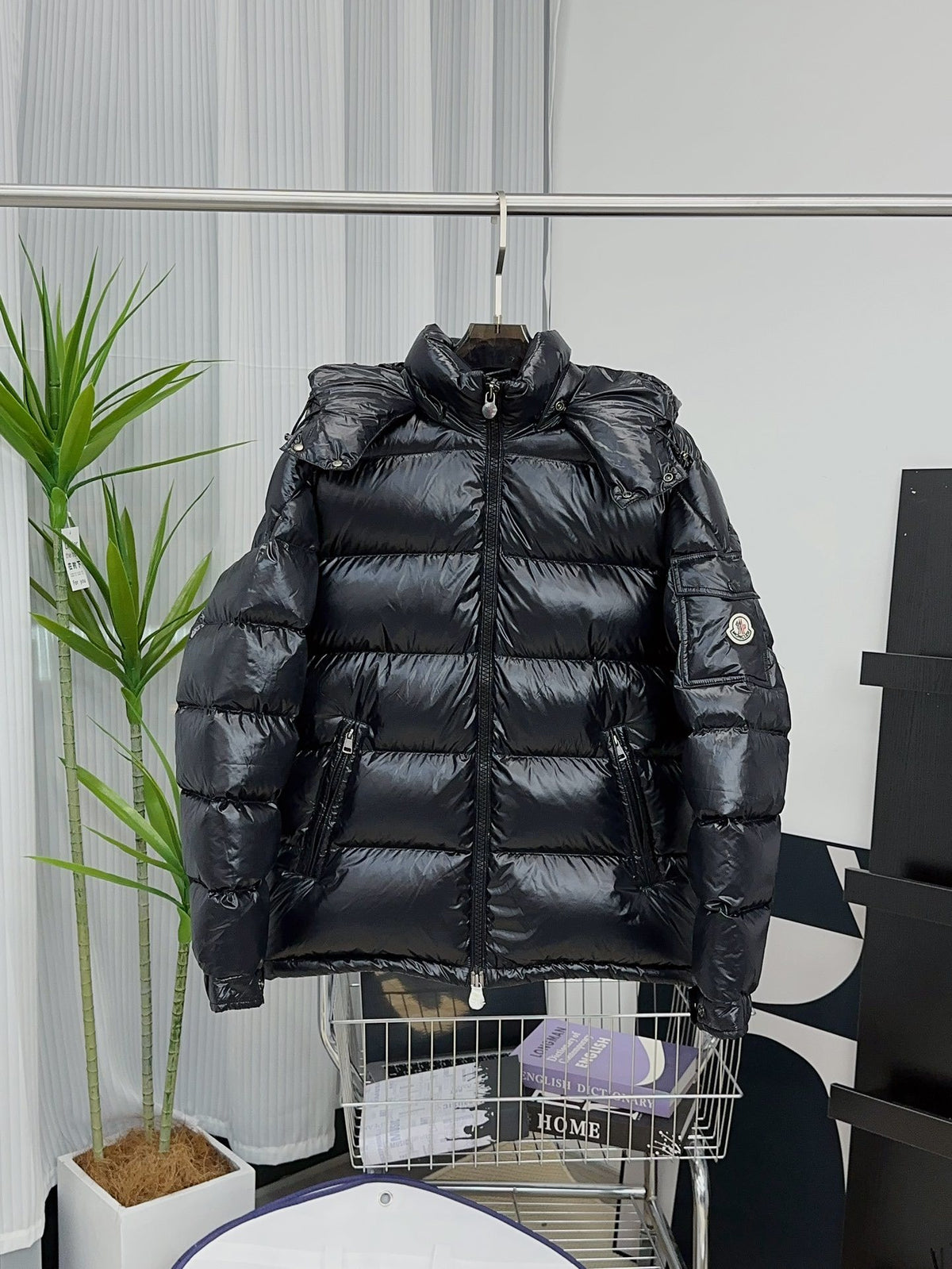 Moncler Maya Gloss Down Jacket