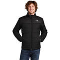 The North Face Men's Everyday Insulated Jacket — Chest Logo, Mixed-Material Quilted Body (TNF Black)