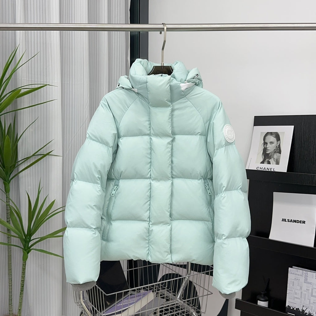 Canada Goose White Label Hooded Down Jacket
