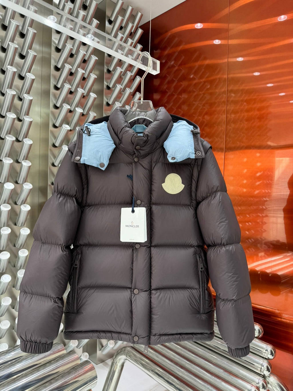 Moncler Detachable Sleeve Down Jacket