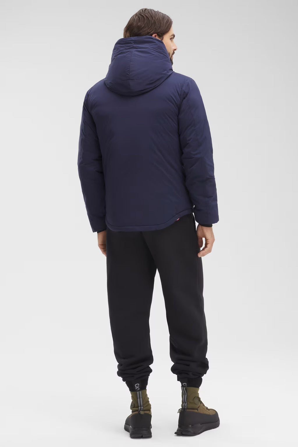 Canada Goose Lawrence Puffer Hooded Jacket — Men's Navy