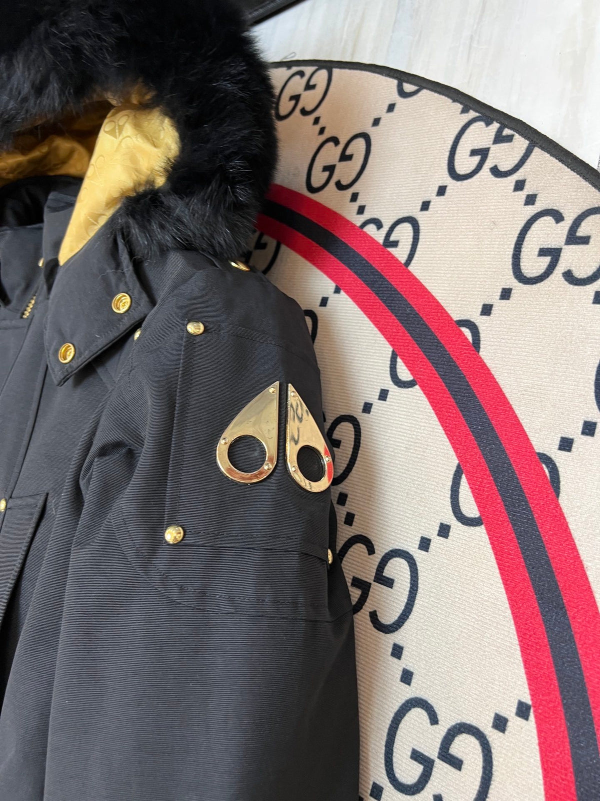 Moose Knuckles Long Parka with Fur Hood — Men's