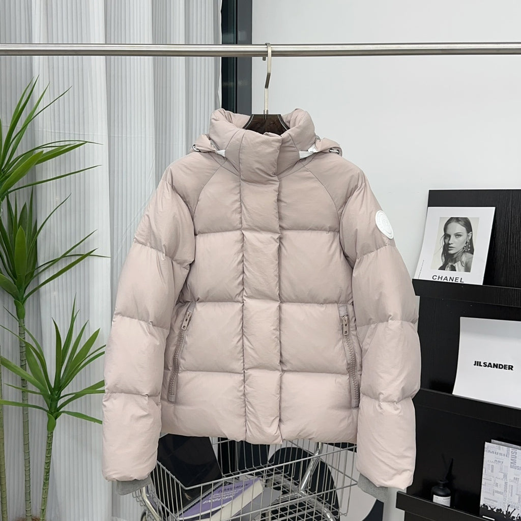 Canada Goose White Label Hooded Down Jacket