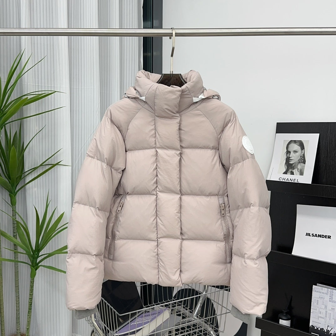 Canada Goose White Label Hooded Down Jacket