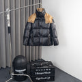 Moncler Two-Tone Down Coat