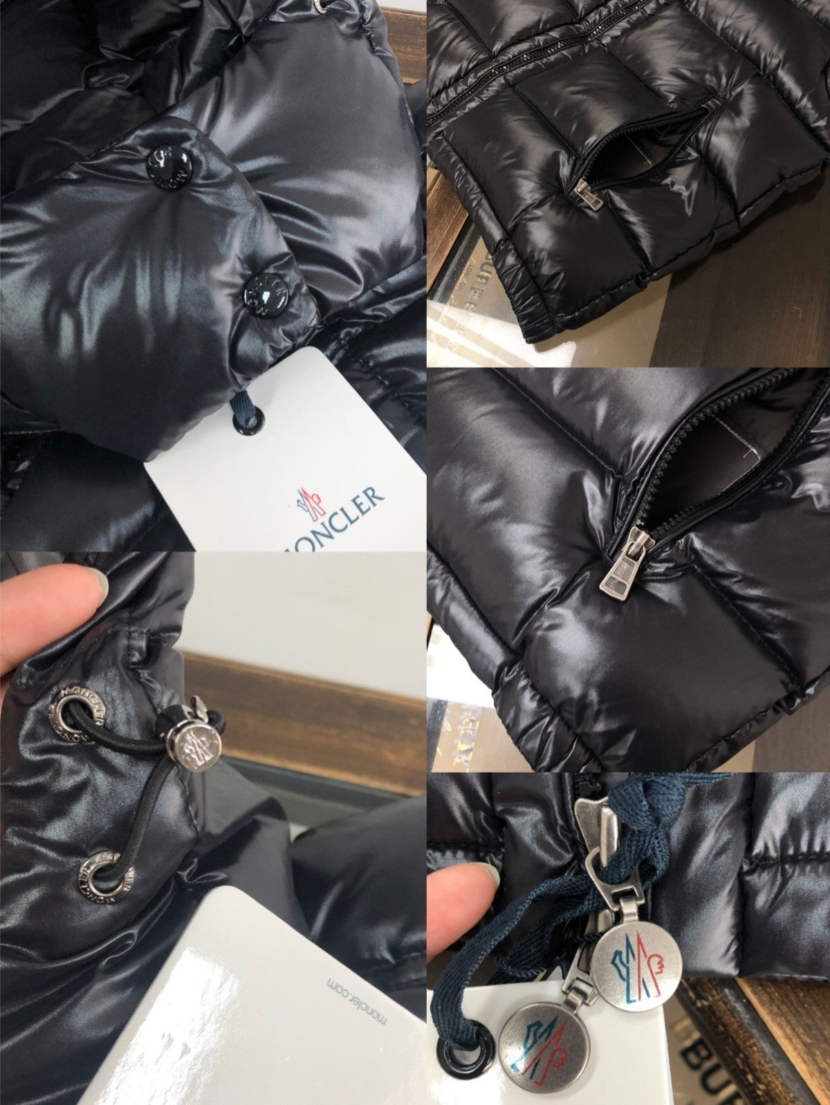 Moncler Gloss Hooded Down Vest