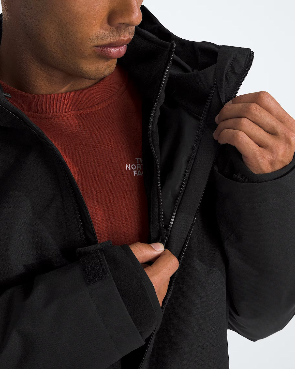 The North Face Men's Quest Mono Triclimate Jacket — DryVent 3-in-1, Removable Liner (TNF Black)