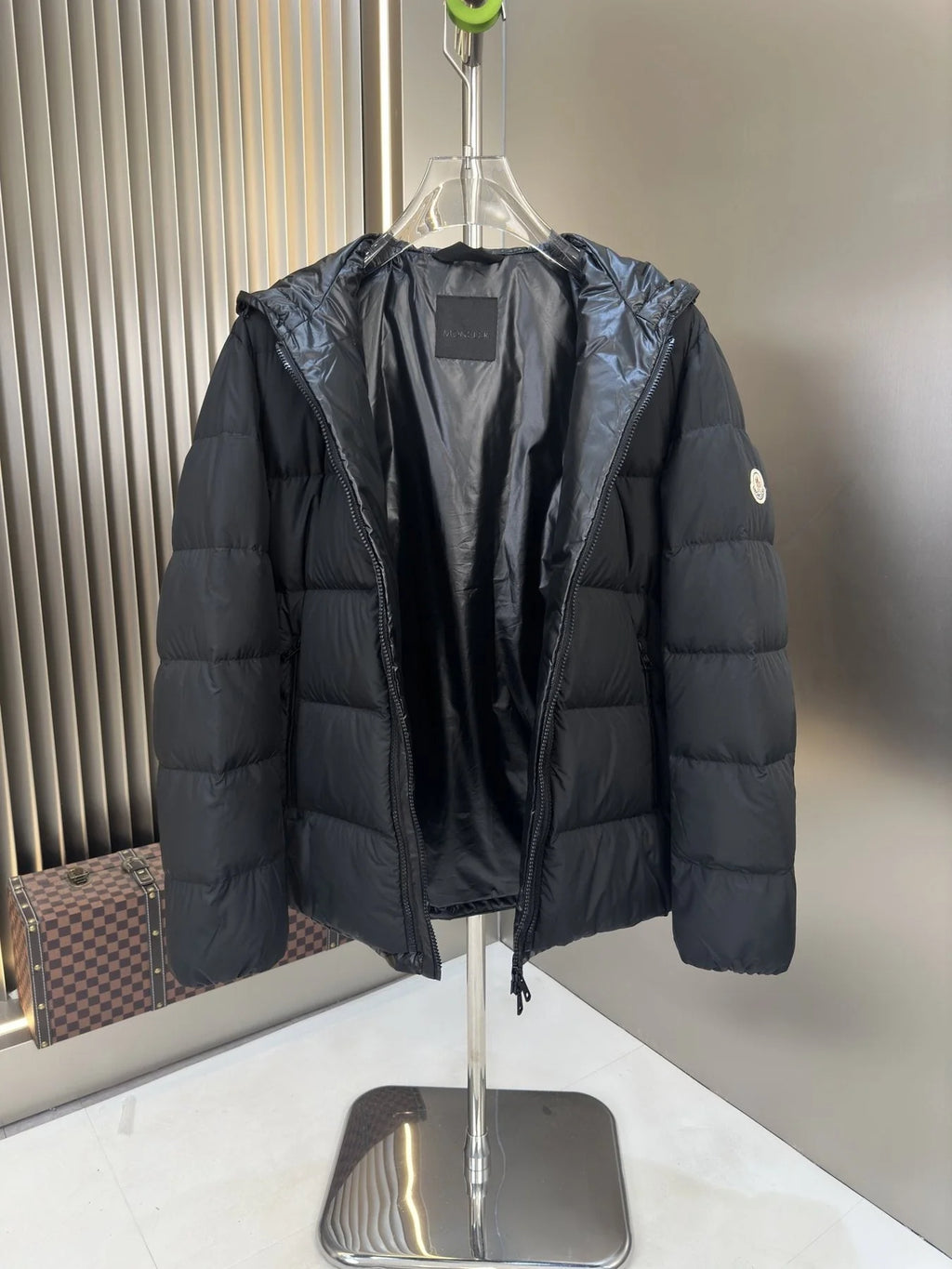 Moncler Reversible Down Puffer Coat – Two-Way Luxury Black Jacket