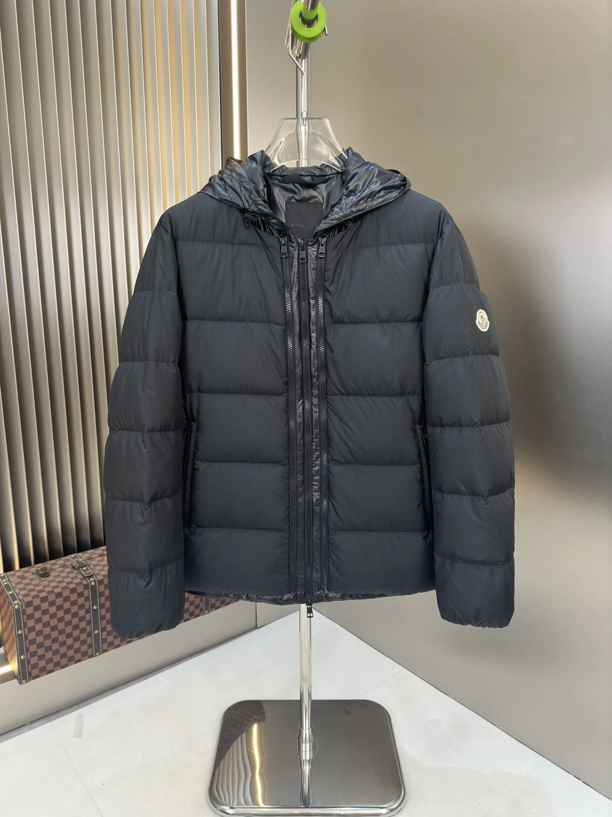 Moncler Reversible Down Puffer Coat – Two-Way Luxury Black Jacket