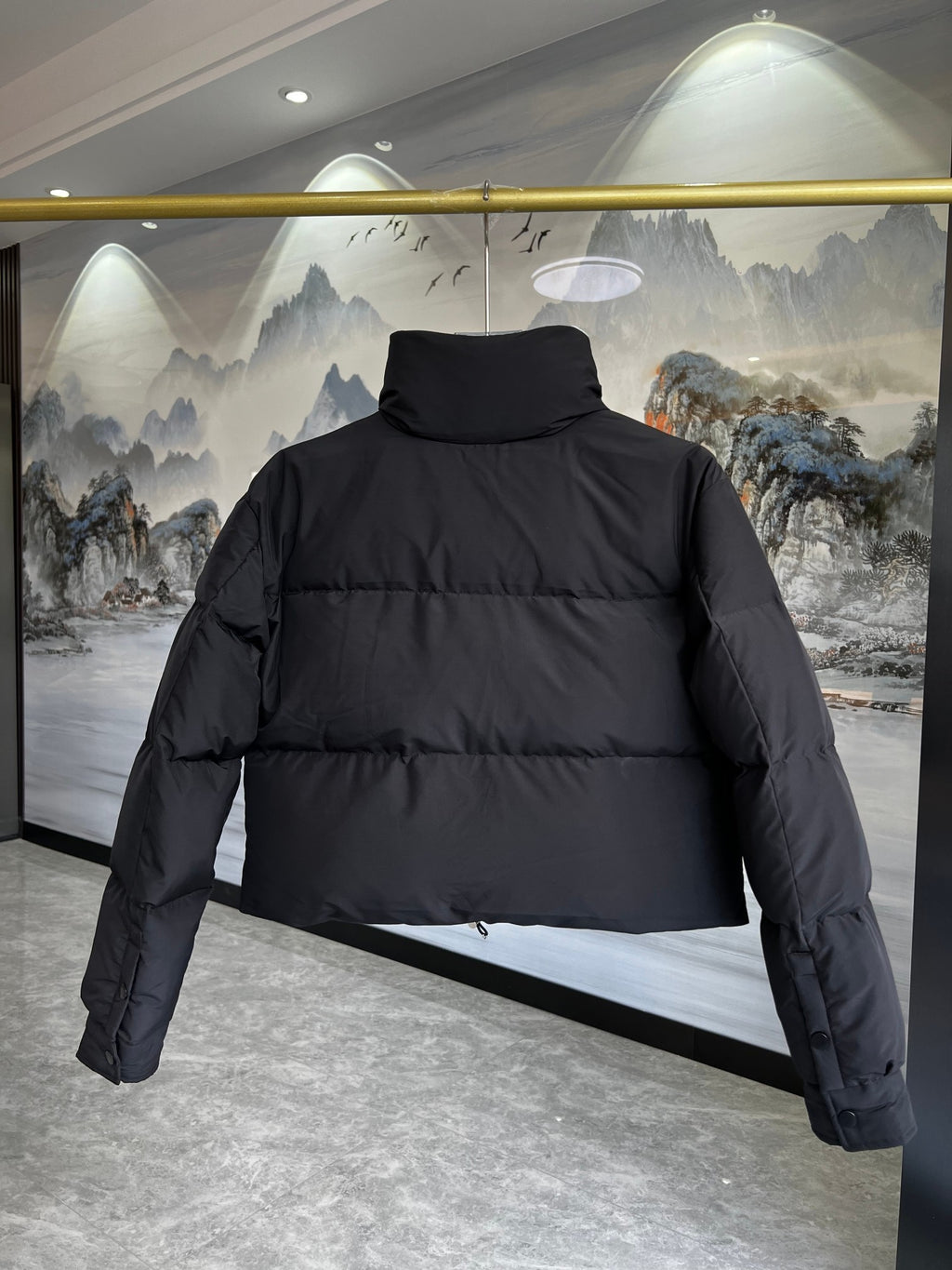 Prada Re-Nylon Cropped Down Jacket