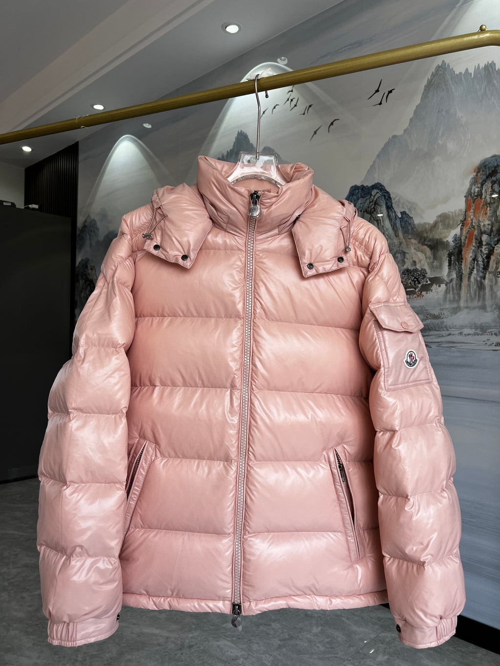 Moncler Maya Gloss Down Jacket