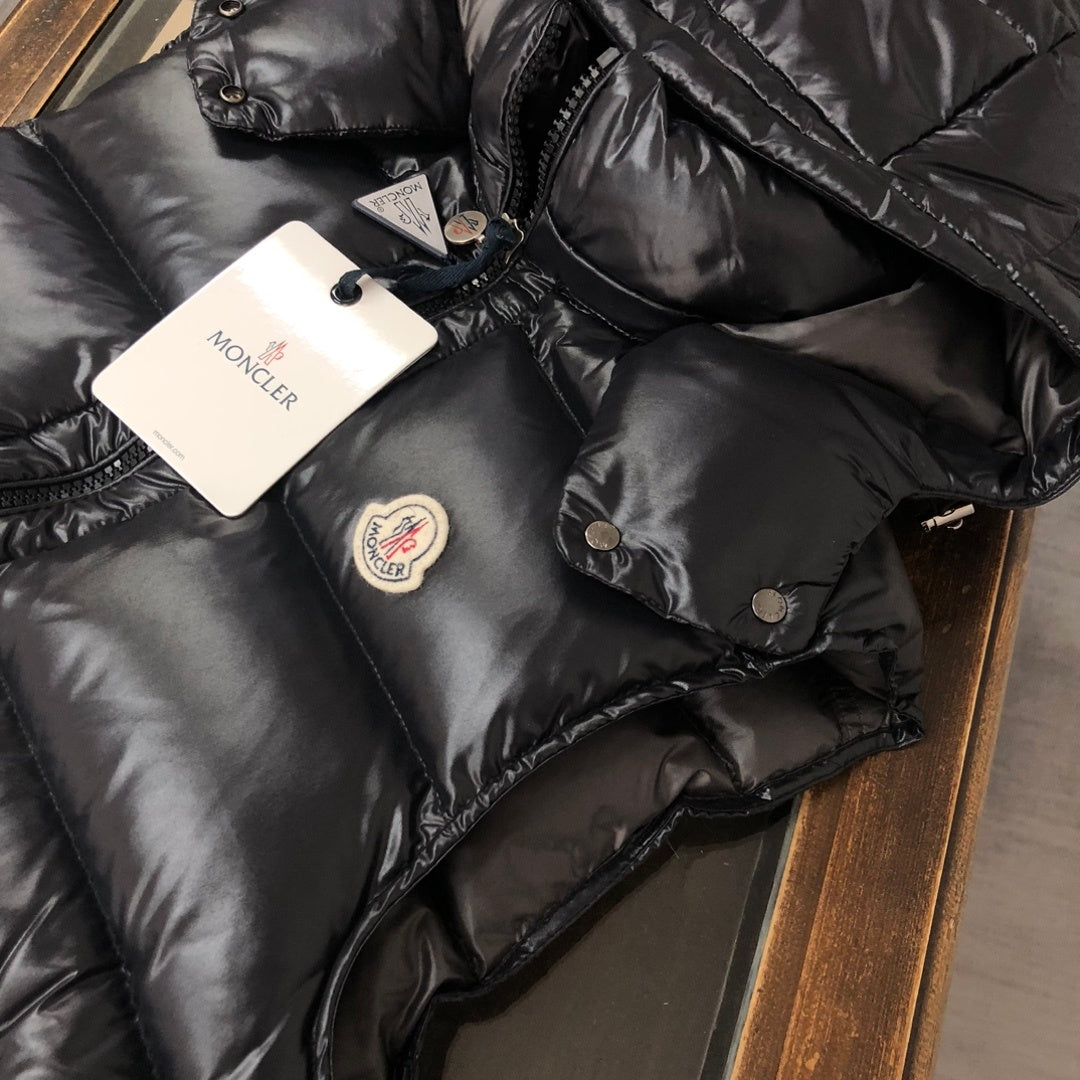 Moncler Gloss Hooded Down Vest