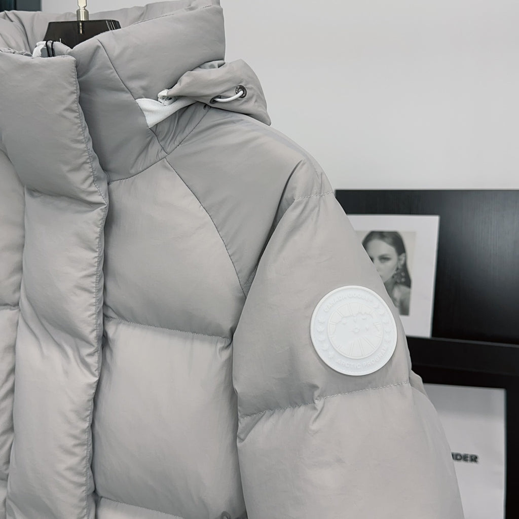 Canada Goose White Label Hooded Down Jacket