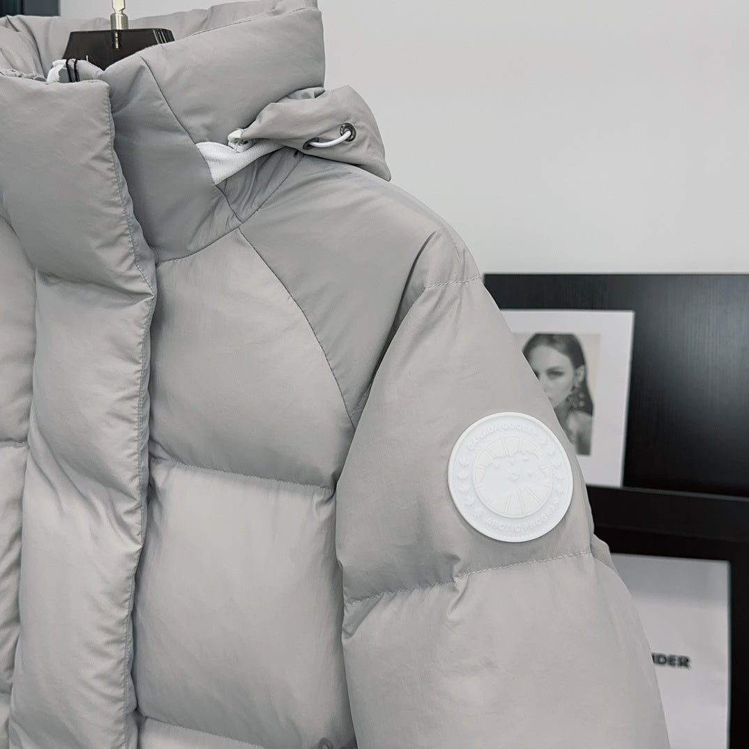 Canada Goose White Label Hooded Down Jacket