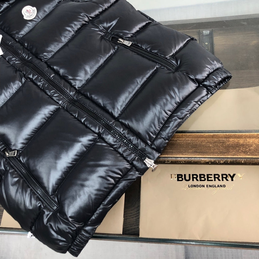 Moncler Gloss Hooded Down Vest
